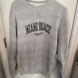 Gray Miami Beach Sweatshirt